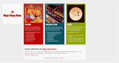 Desktop Screenshot of magicmangomusic.de